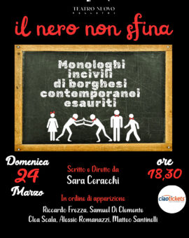 Il nero non sfina